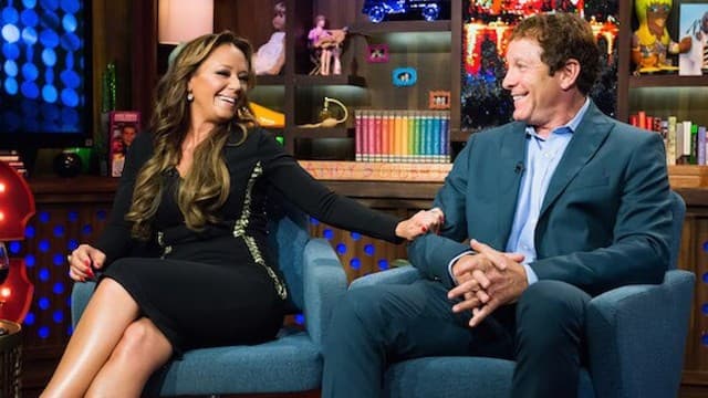 Still from Leah Remini & Steve Guttenberg