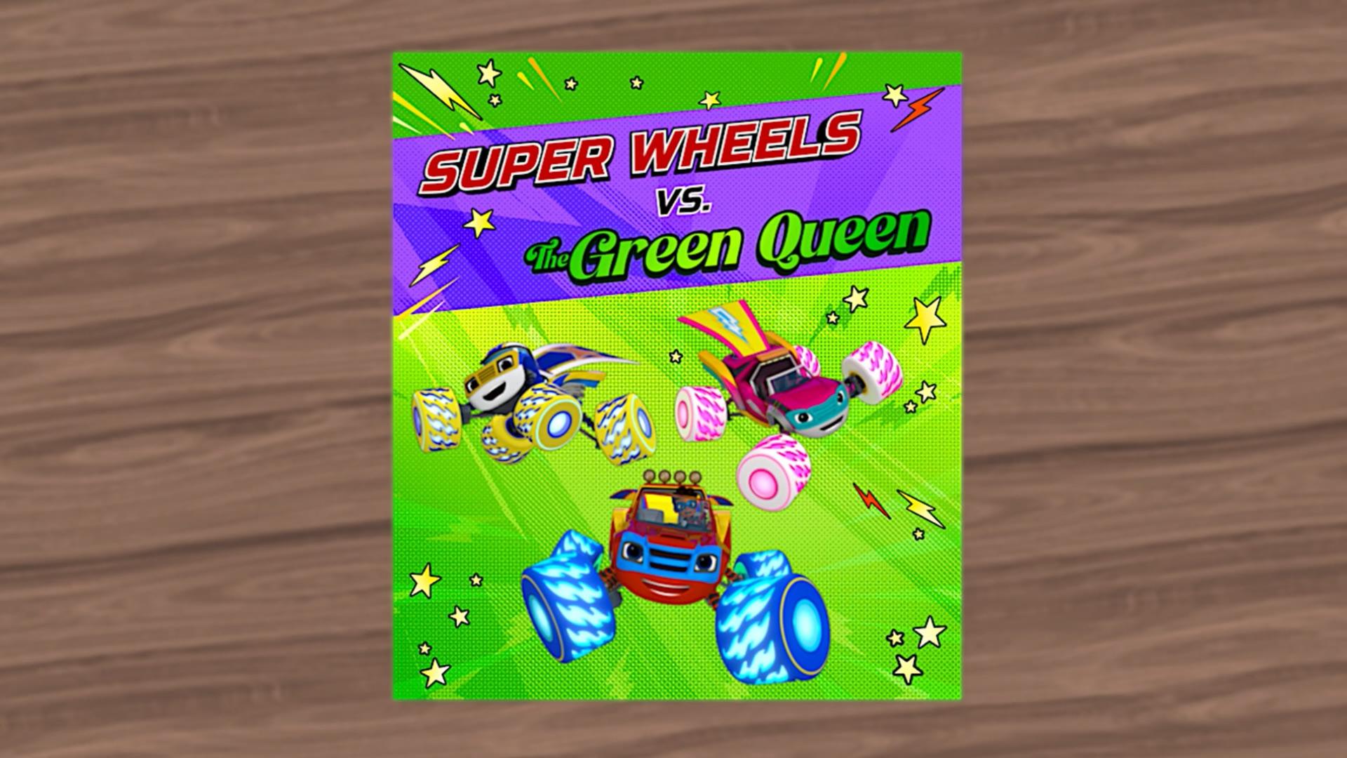 Still from Super Wheels vs. The Green Queen
