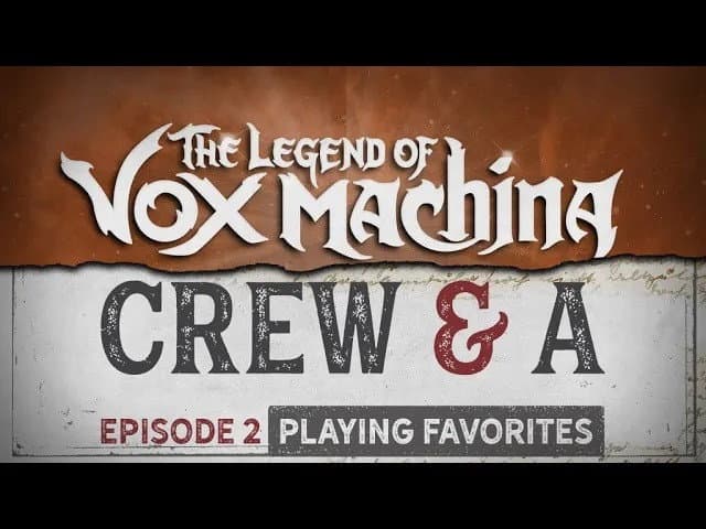 Still from Crew & A Episode 2: Playing Favorites