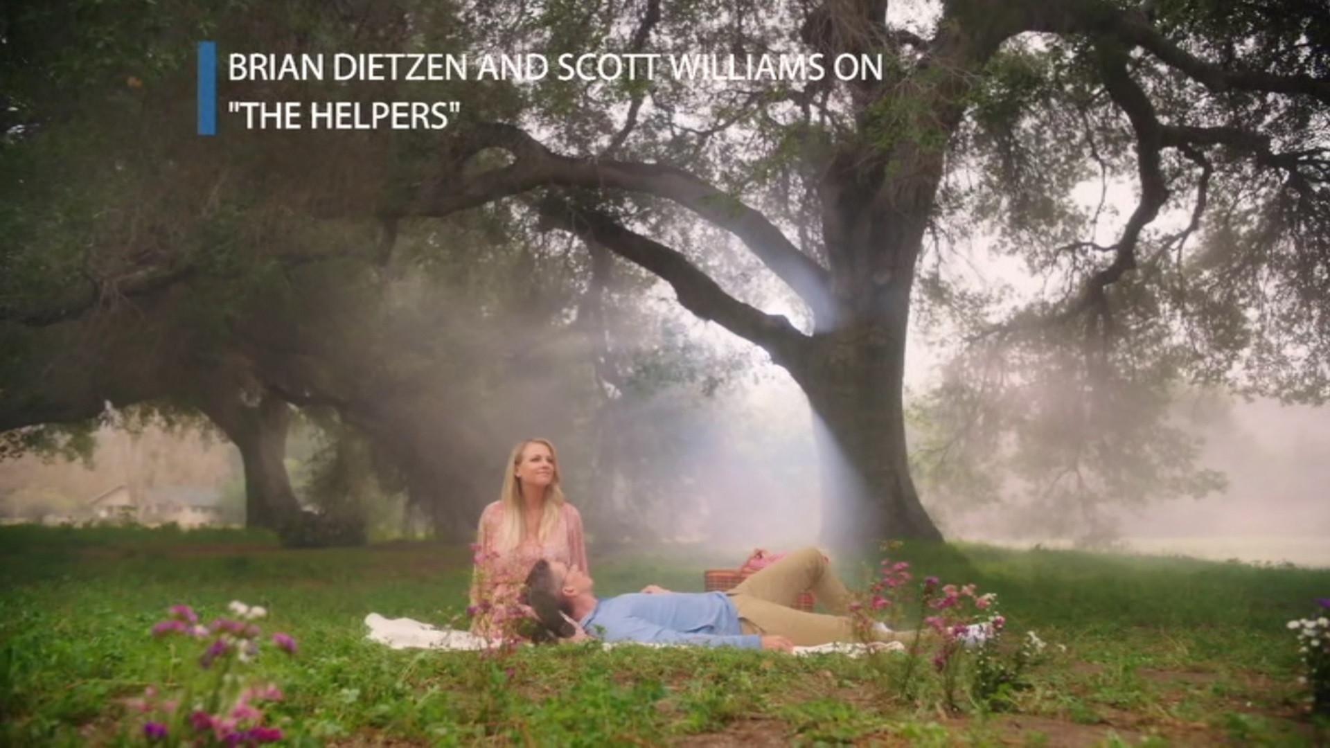 Still from Brian Dietzen and Scott Williams On "The Helpers"