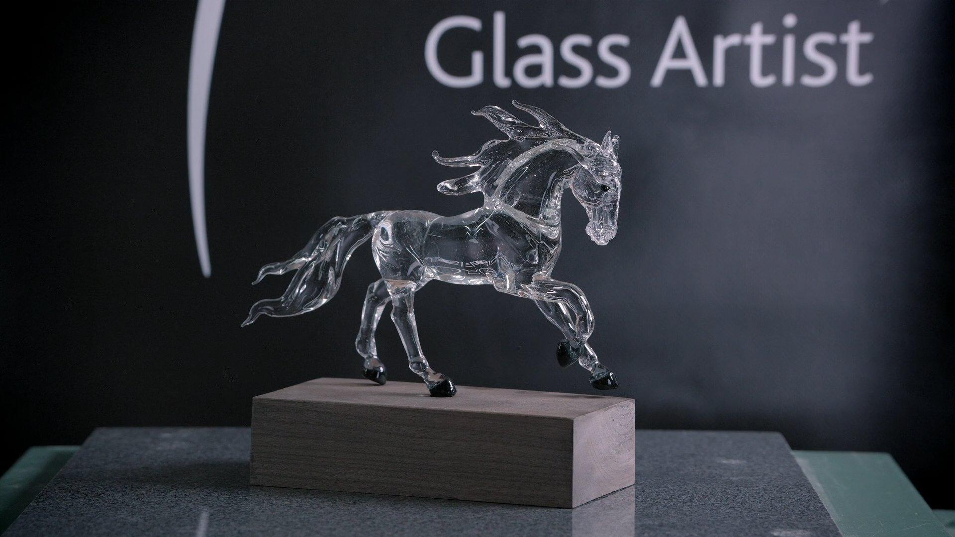 Still from Glass Sculptures, Racing Pulley Systems, Inductors, Medicine Balls