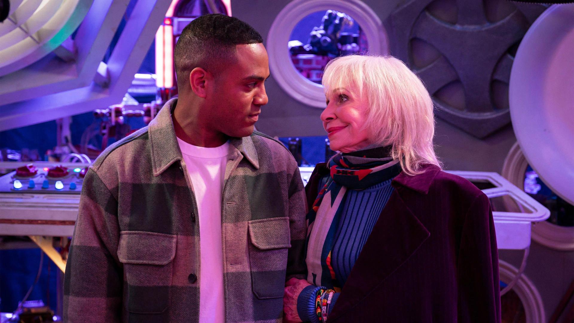 Still from Tales of the Tardis: The Three Doctors