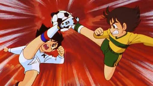 Still from In a Fix! Kickers Not Allowed to Kick the Ball