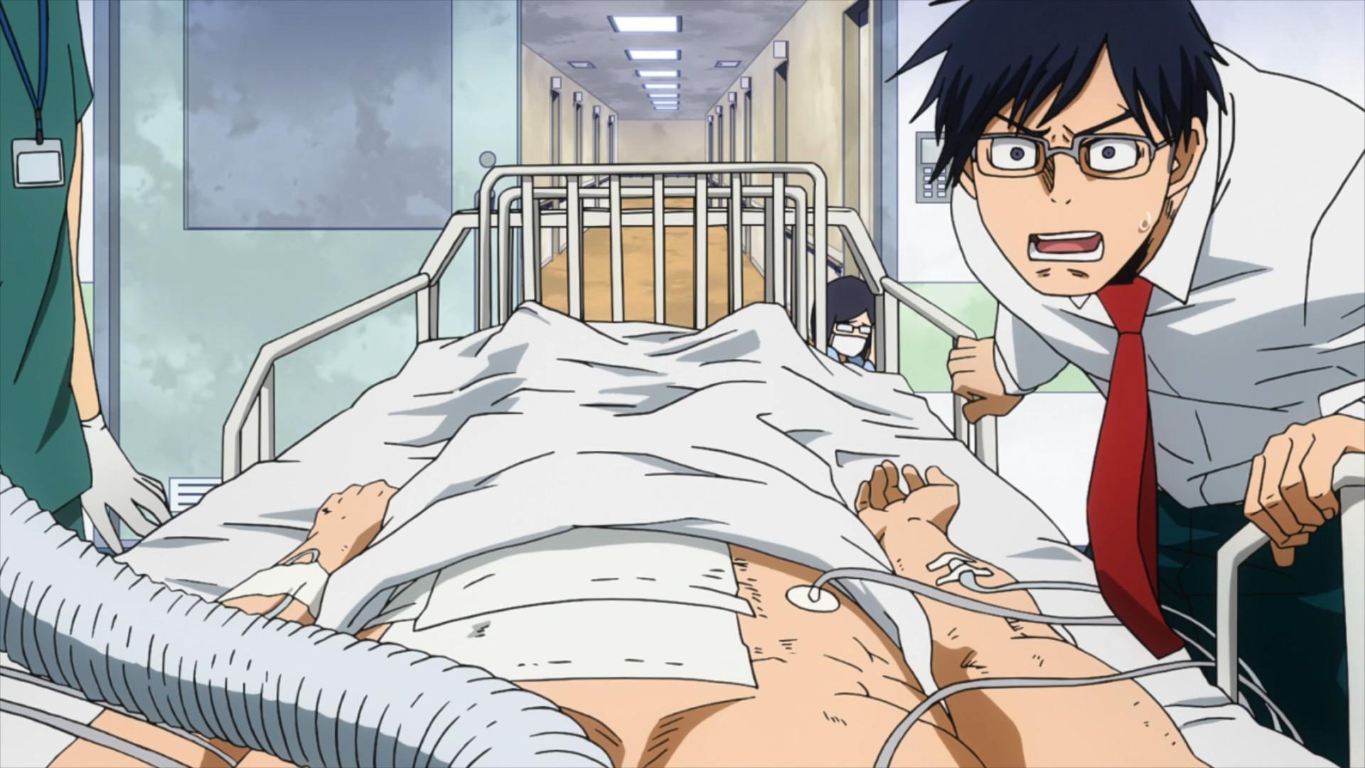 Still from Todoroki vs. Bakugo