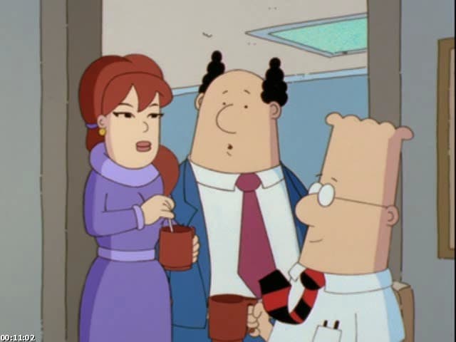 Still from Company Picnic