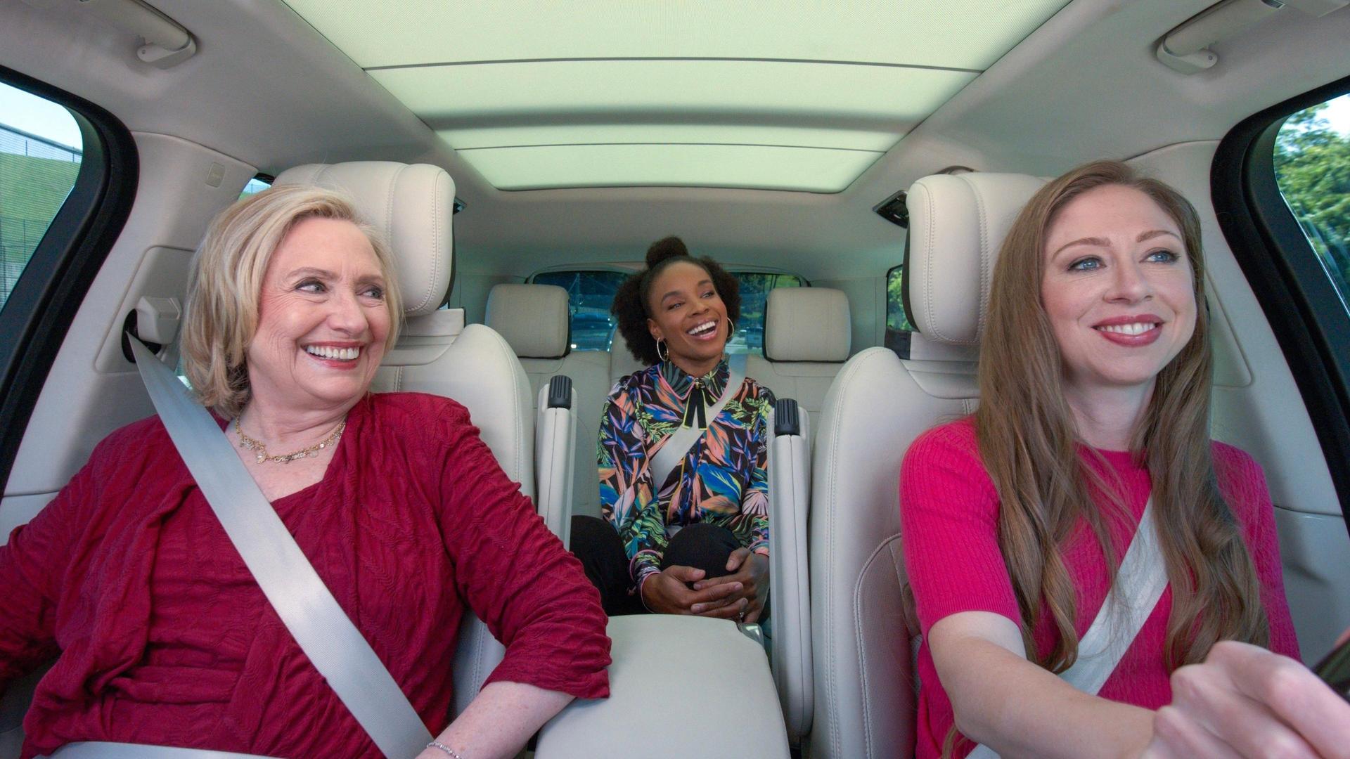 Still from Hillary Clinton, Chelsea Clinton & Amber Ruffin