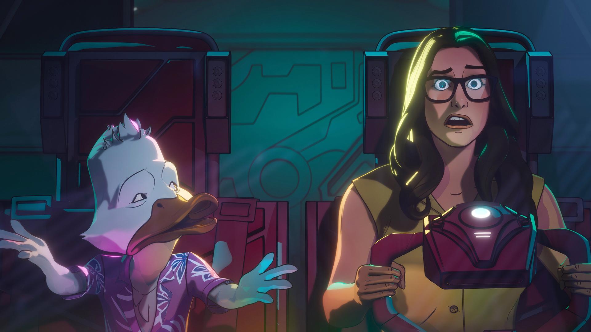 Still from What If... Howard the Duck Got Hitched?