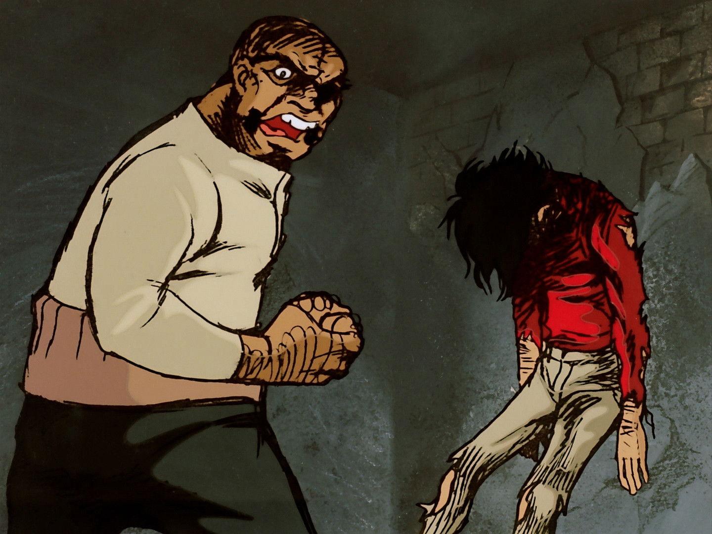 Still from Shed Tears for the Burning Fist!