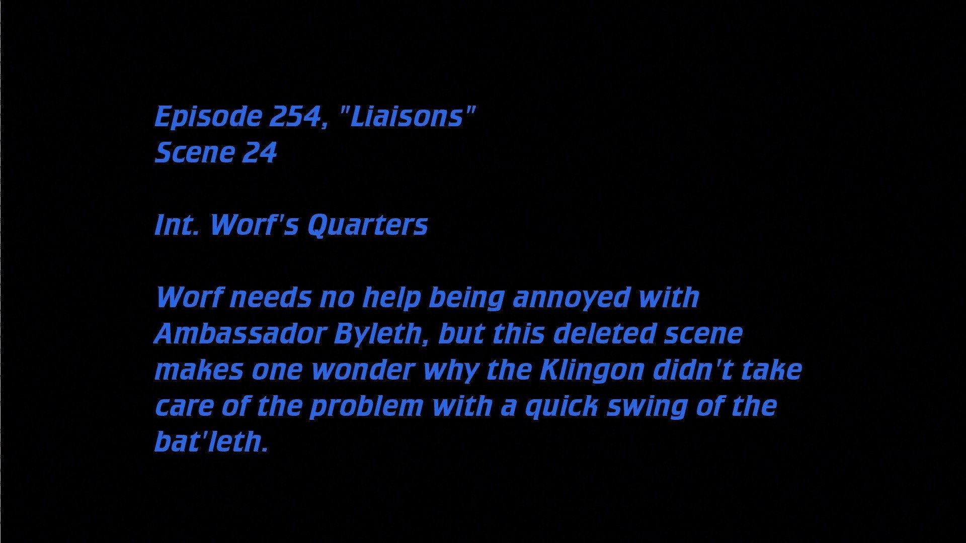 Still from Deleted Scenes: S07E02 – Liaisons