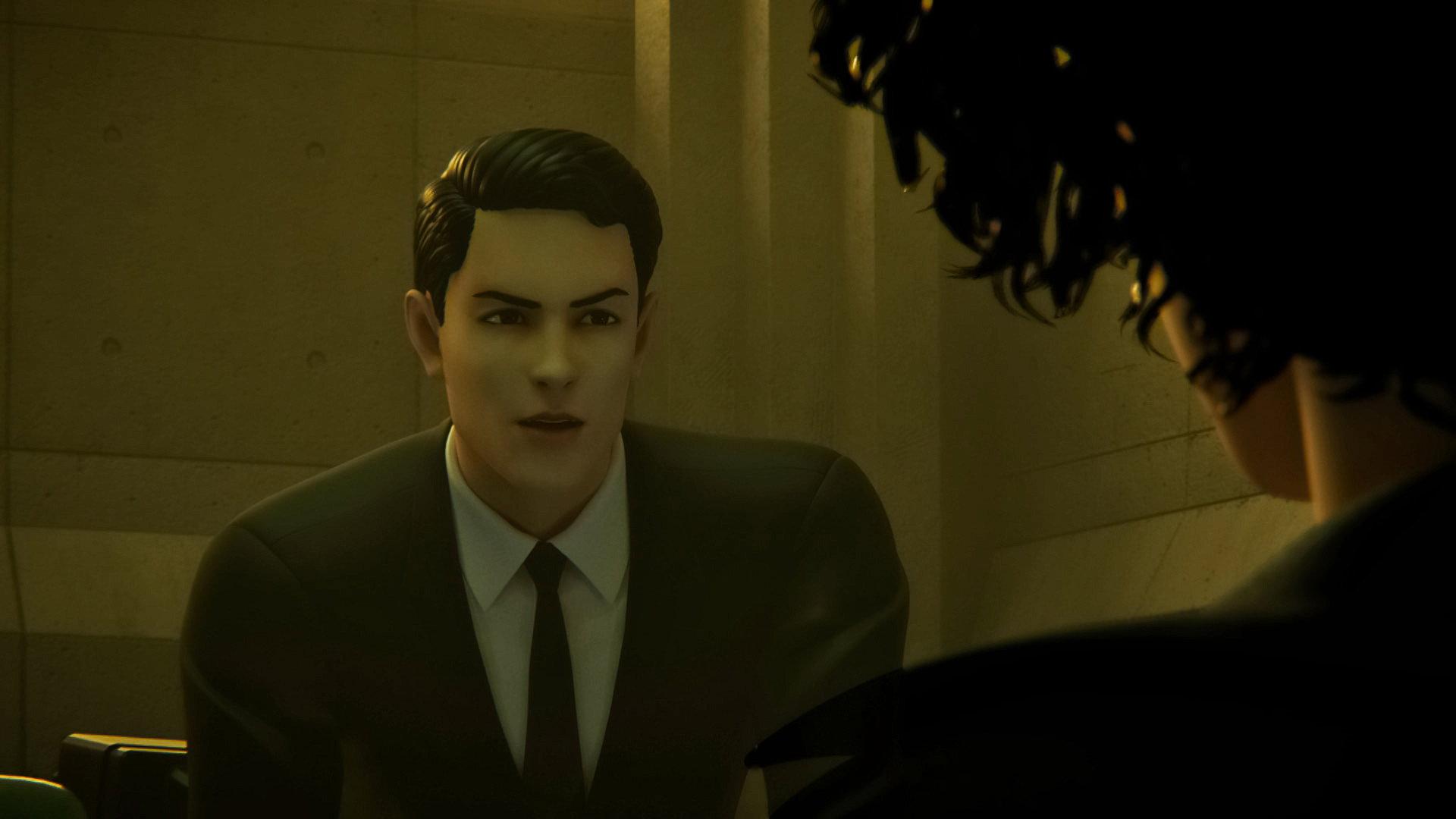 Still from The Davis Report
