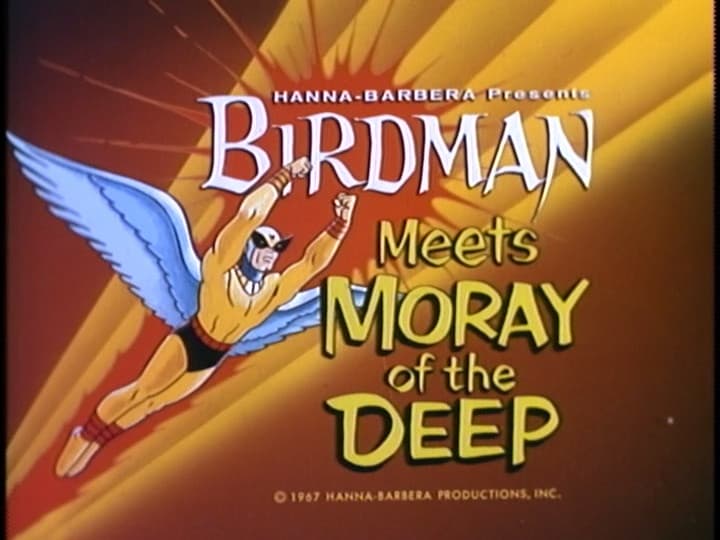 Still from Birdman Meets Moray of the Deep