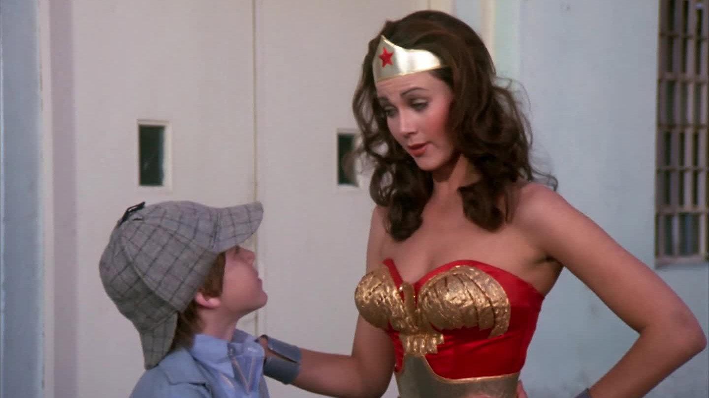 Still from Wonder Woman Meets Baroness Von Gunther