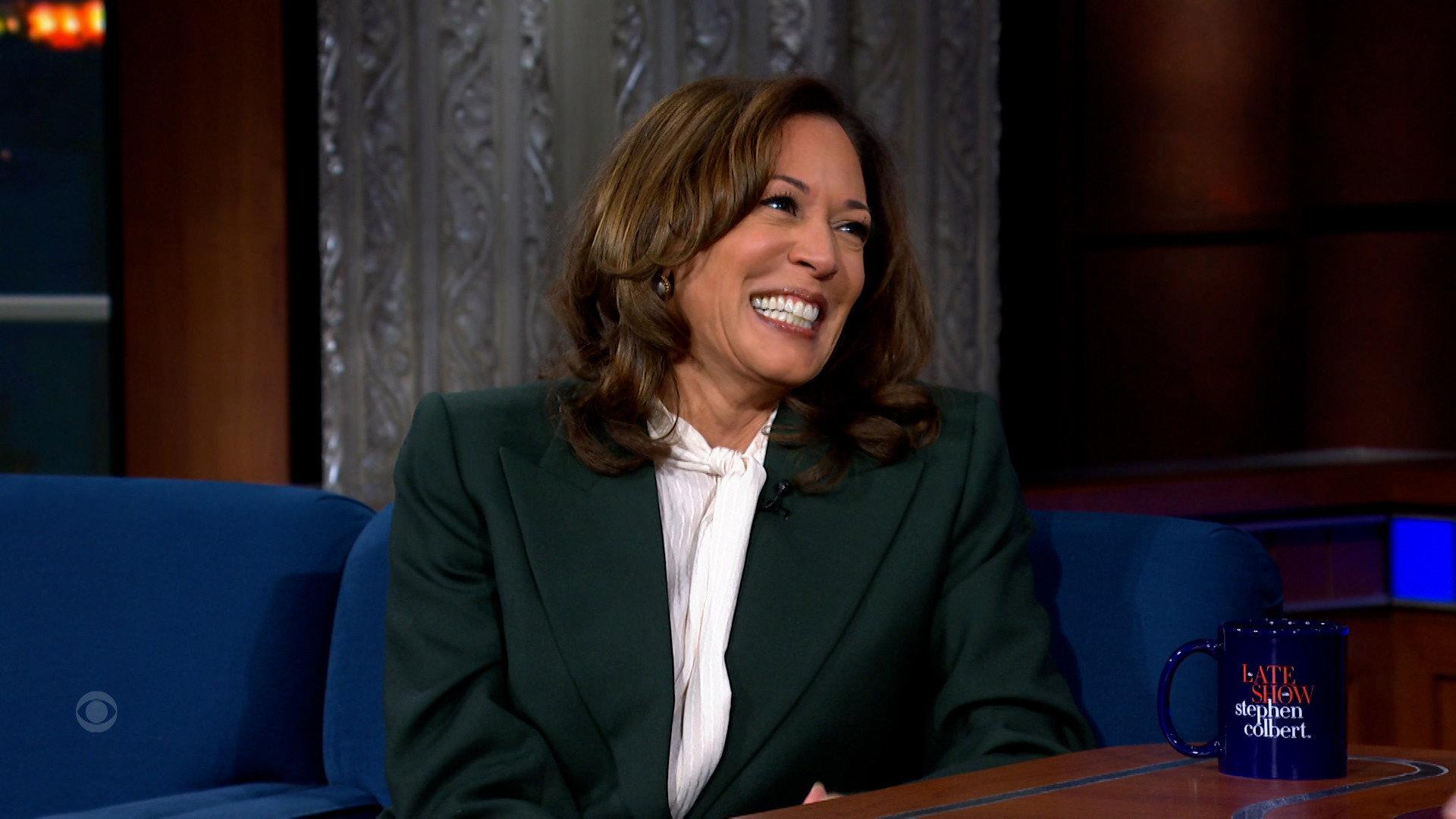 Still from Vice President Kamala Harris, Renée Rapp
