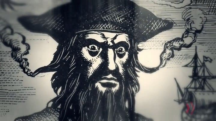 Still from Blackbeard's Hidden Gold