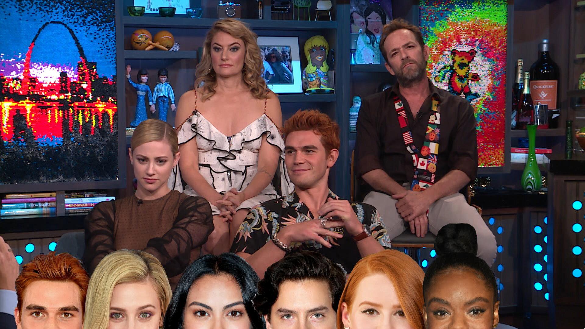 Still from K.J. Apa; Lili Reinhart; Luke Perry; Mädchen Amick