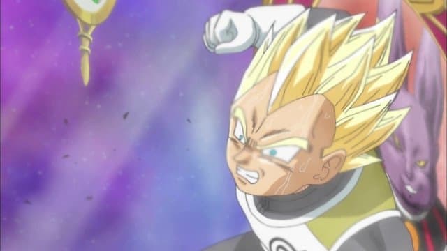 Still from An Unexpectedly Uphill Battle! Vegeta's Great Blast of Fury!