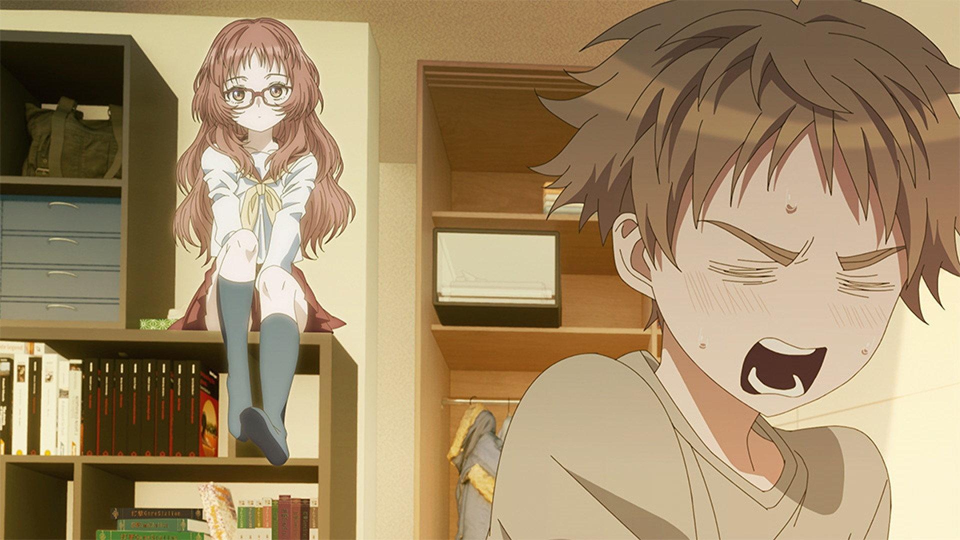 Still from I Brought Home the Girl I Like's Glasses