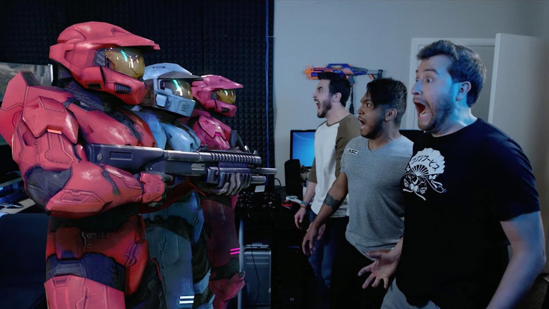 Still from Red vs. Blue vs. Rooster Teeth
