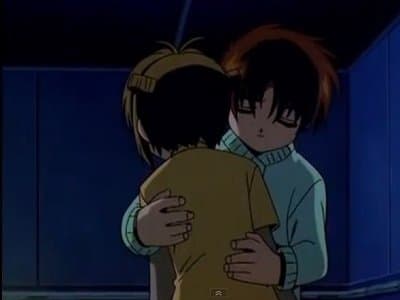 Still from Sakura and Shaoran and the Elevator
