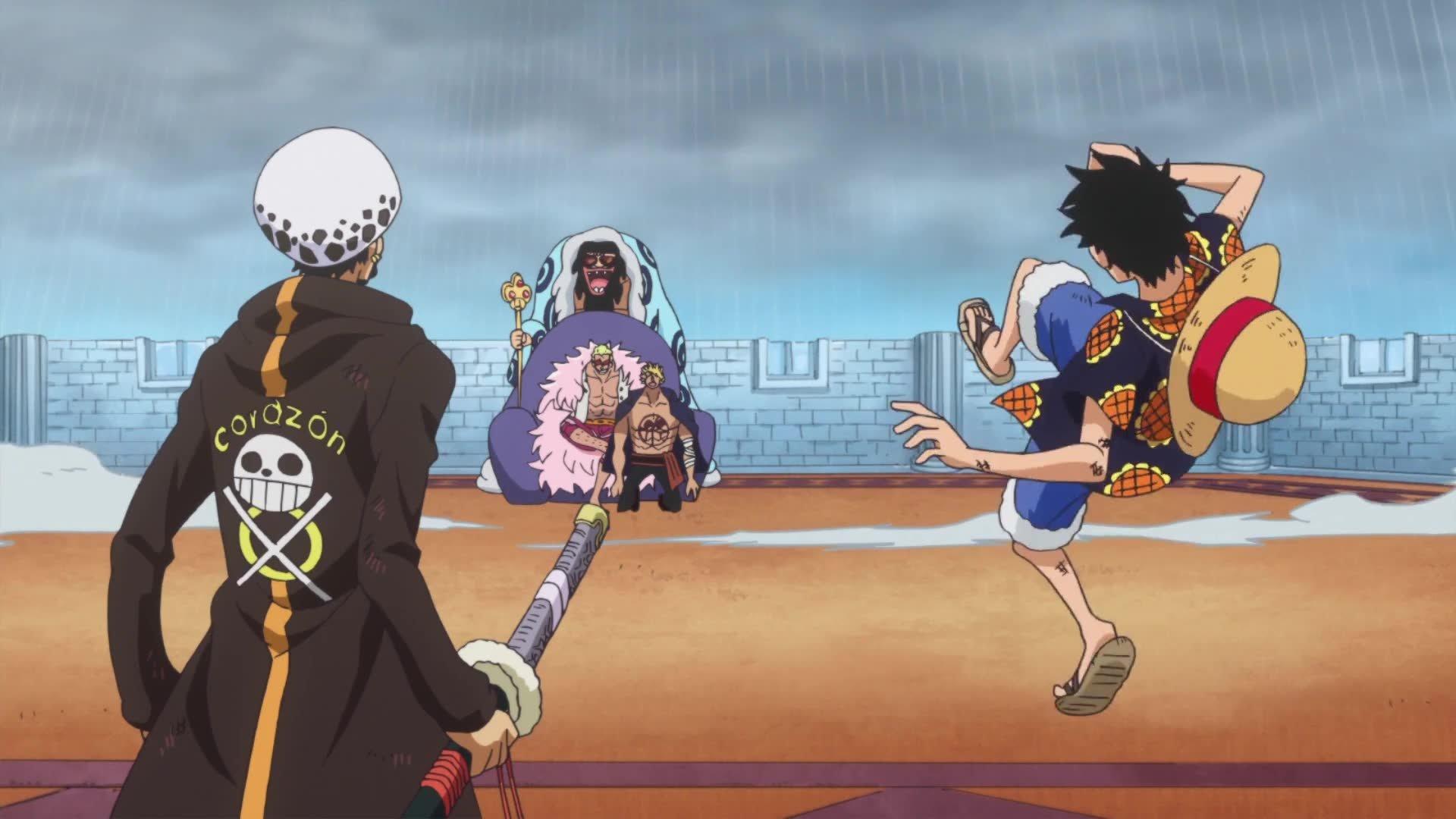 Still from Anger Erupts! Luffy and Law's Ultimate Stratagem!