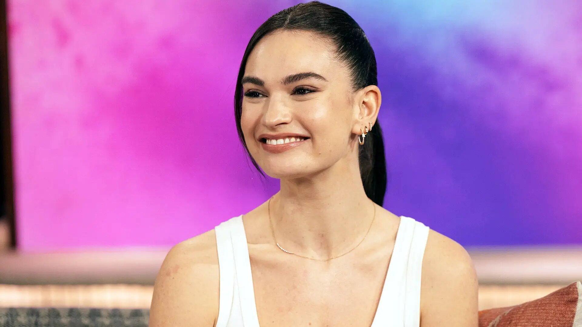 Still from Lily James, Christopher Briney