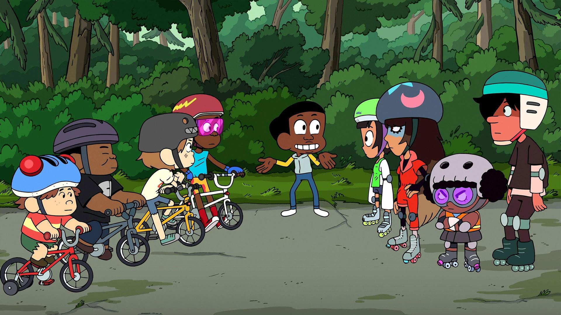 Still from Wheels Collide