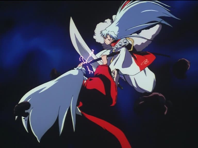 Still from Naraku and Sesshomaru Join Forces
