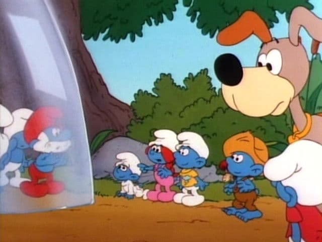 Still from Unsound Smurfs