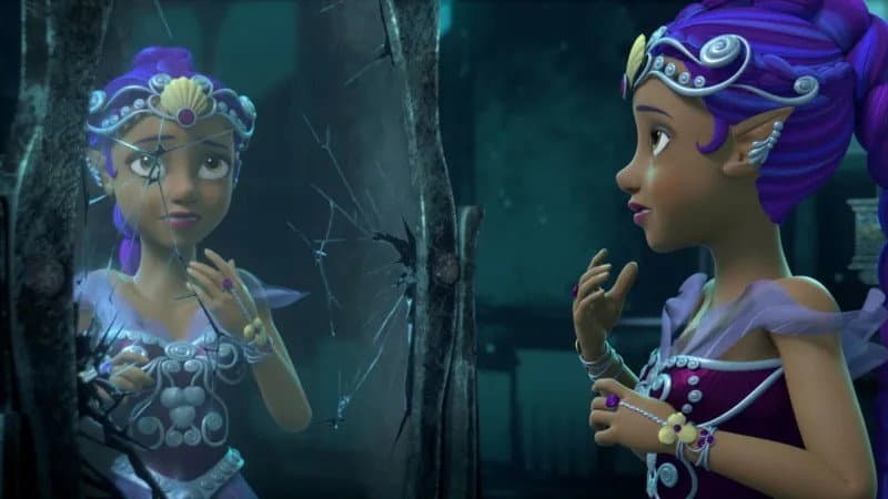 Still from The Secret Life of Sirenas: Marisa and the Mirror