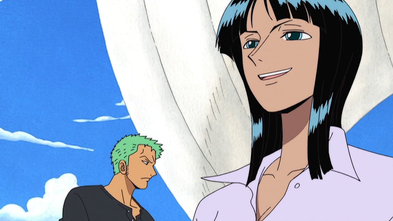 Still from Scent of Danger! The Seventh Member is Nico Robin!