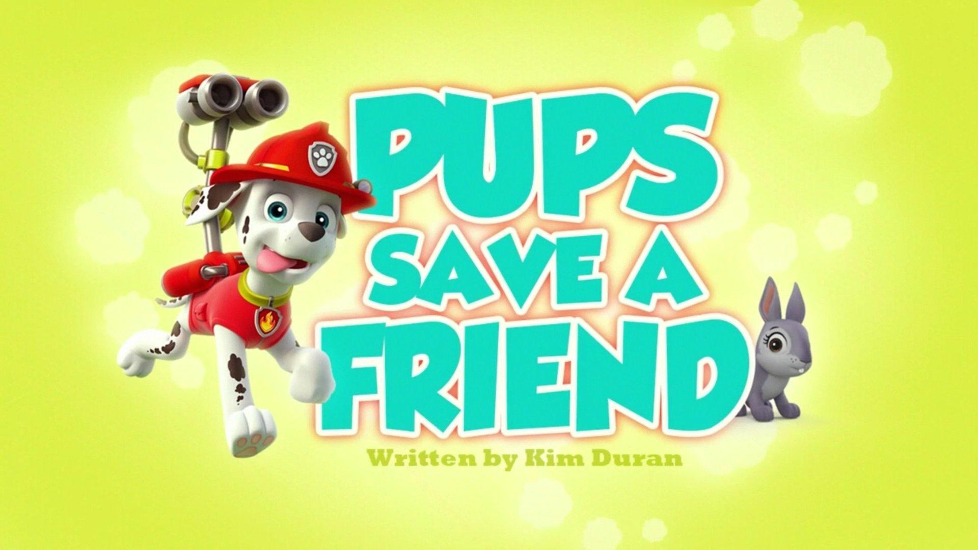 Still from Pups Save a Friend
