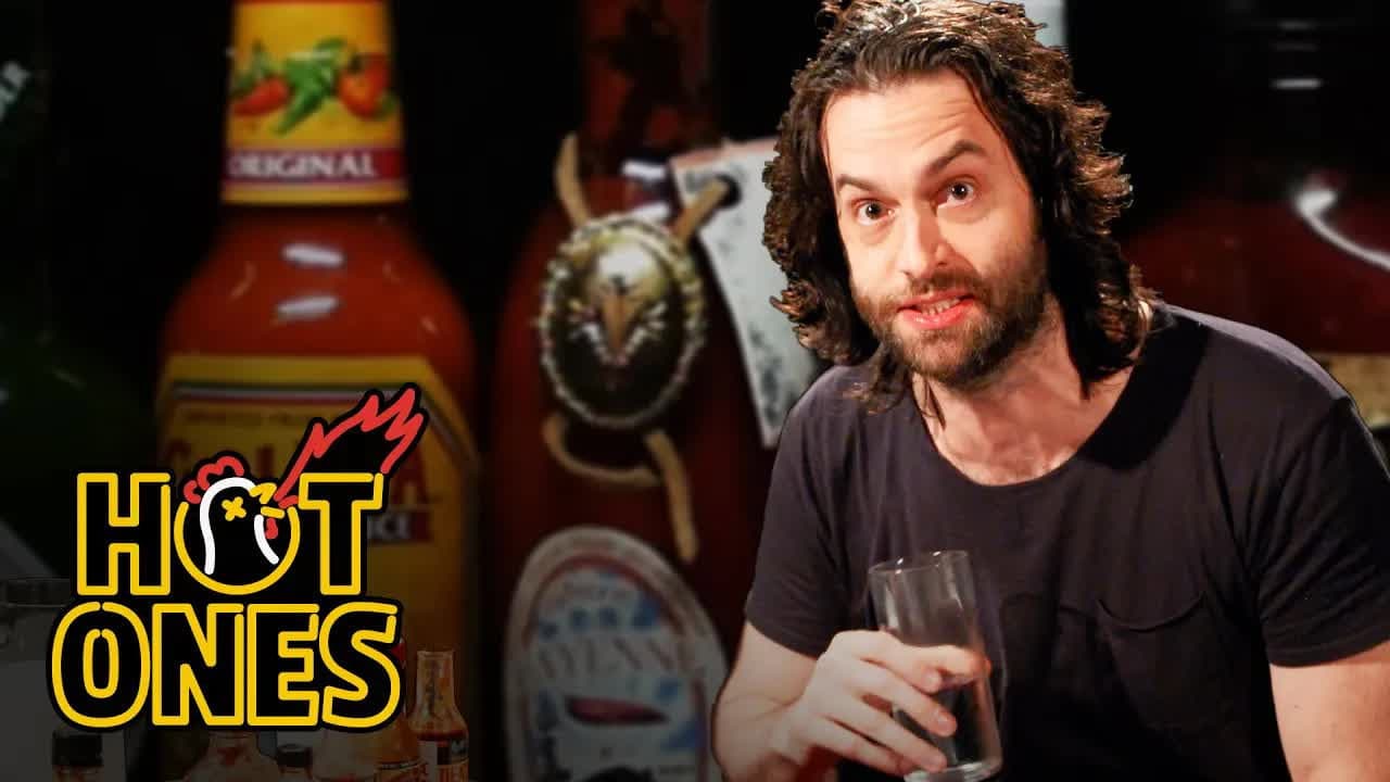 Still from Chris D'Elia Turns into DJ Khaled While Eating Spicy Wings