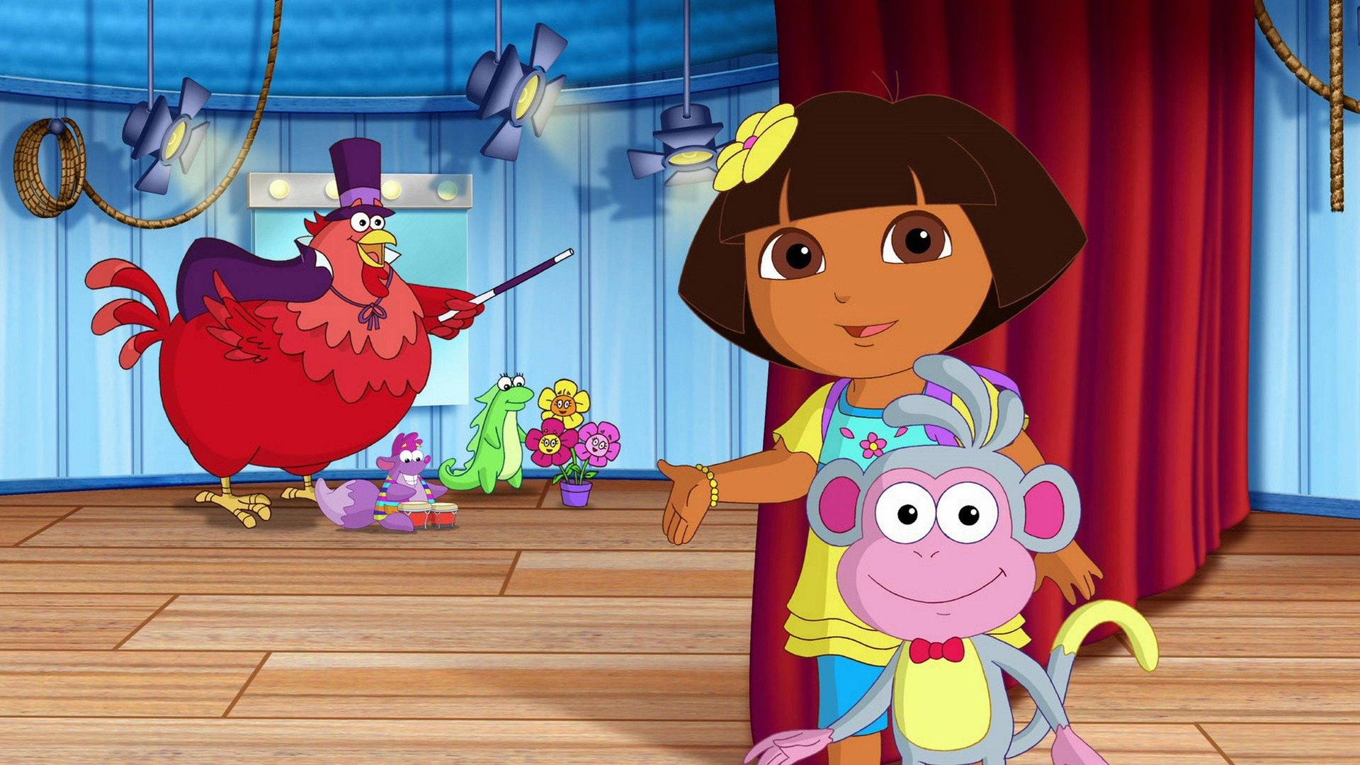 Still from Dora's Rainforest Talent Show
