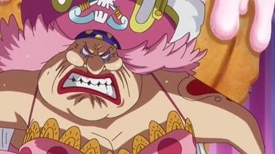 Still from A Fateful Confrontation! Luffy and Big Mom!