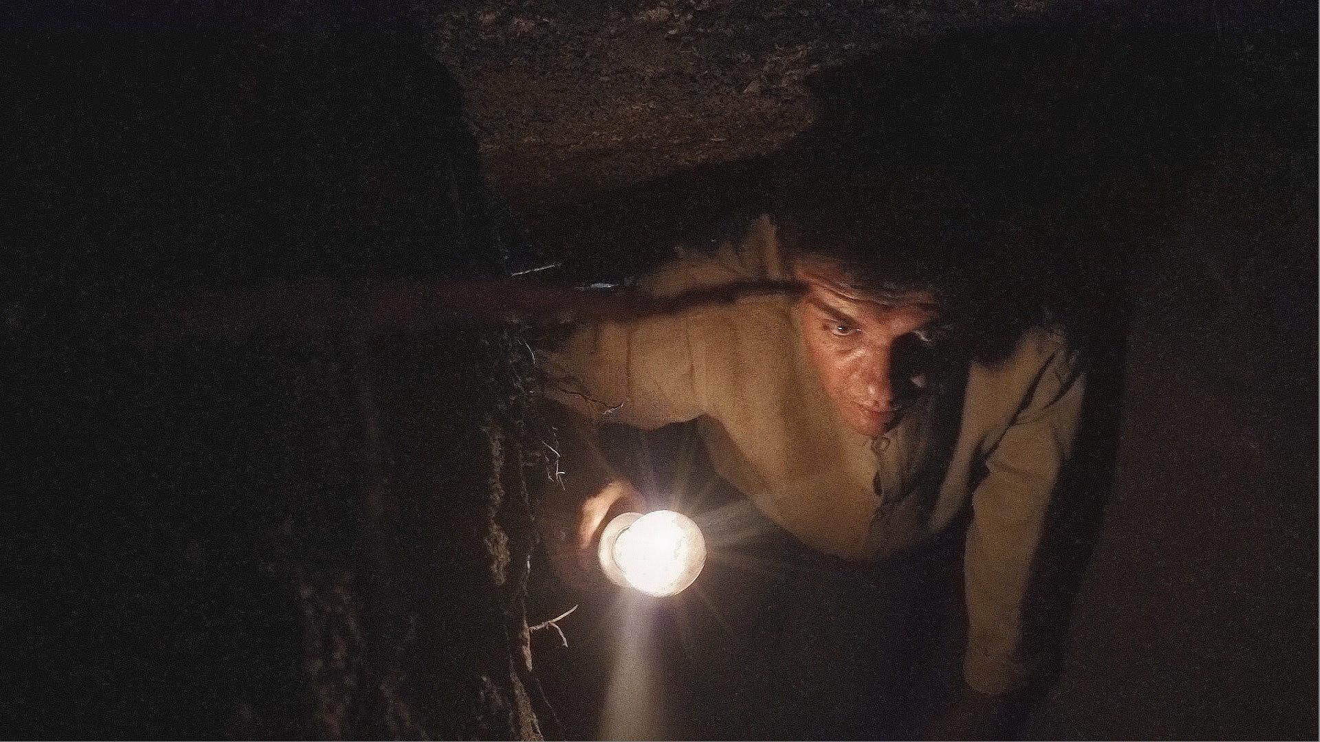 Still from Holocaust Escape Tunnel