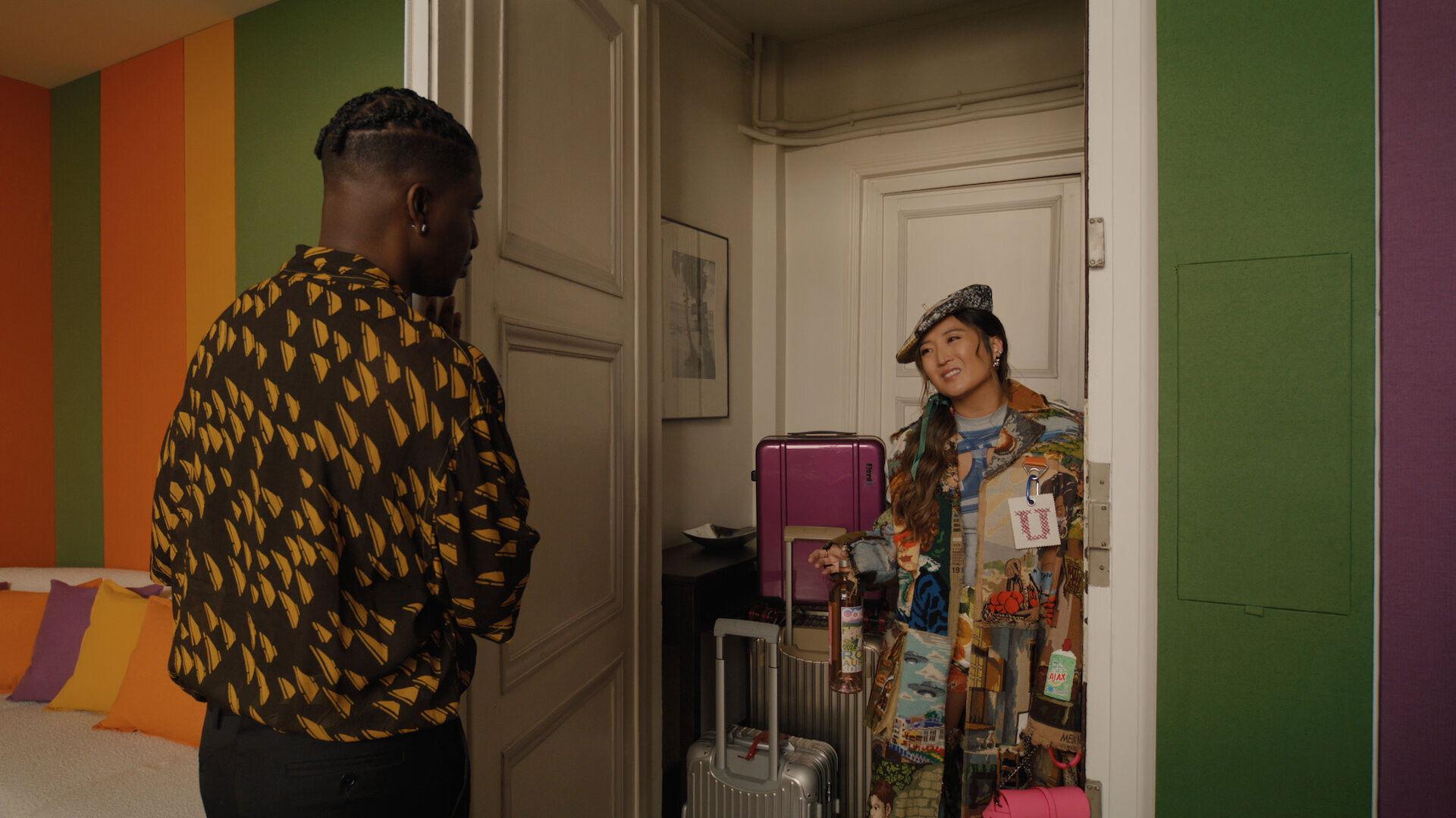 Still from The One Where Emily Goes to the Embassy