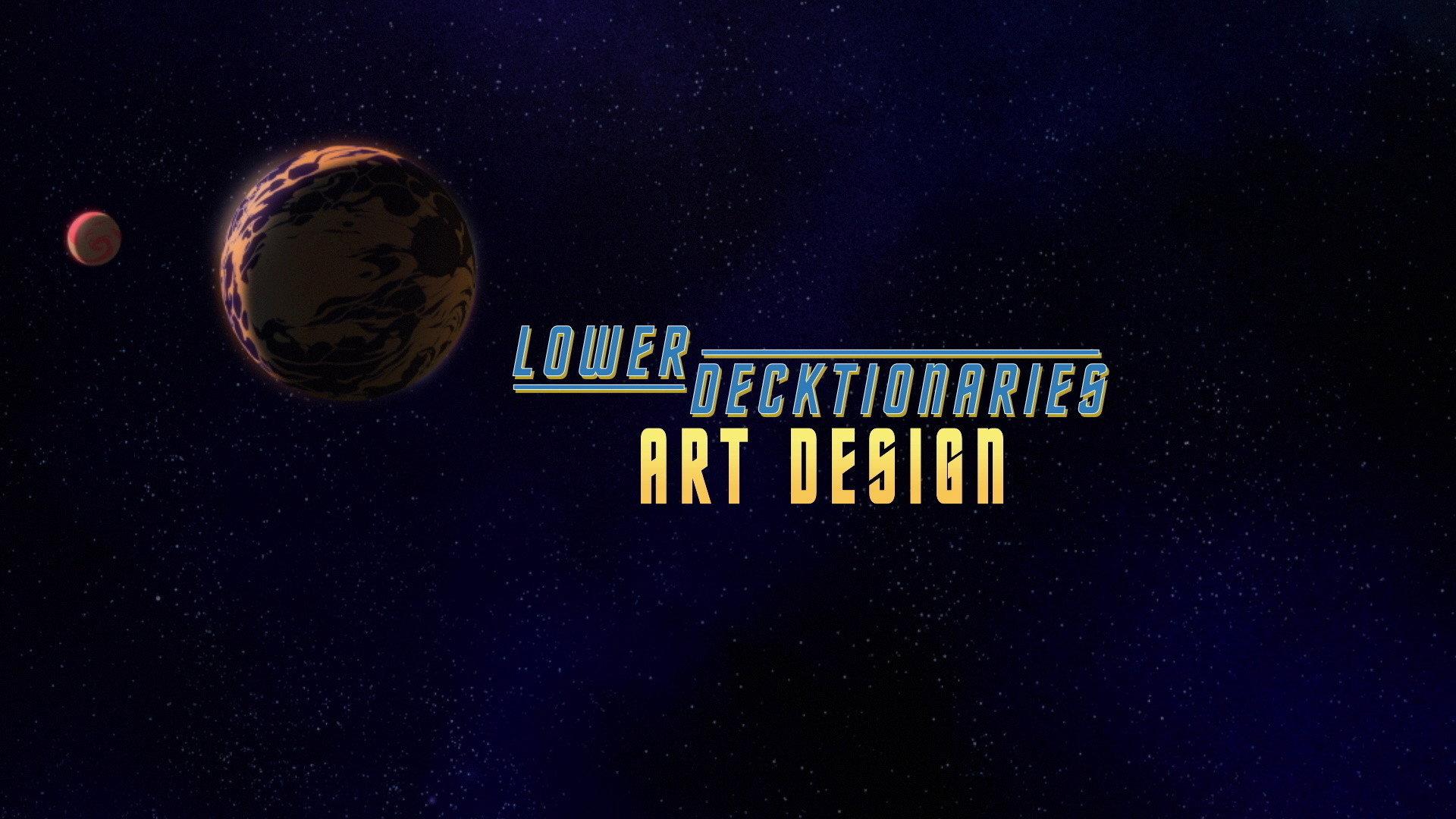 Still from Lower Decktionaries - Art Design