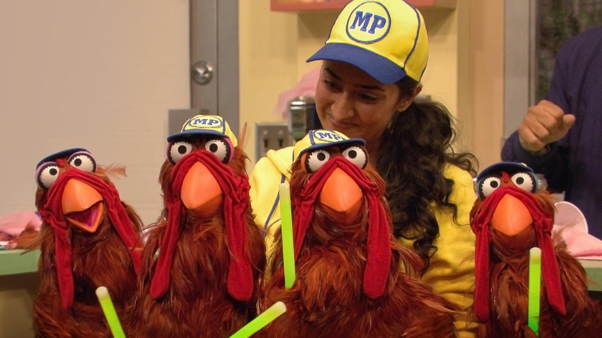 Still from Chicken Thunderstorms