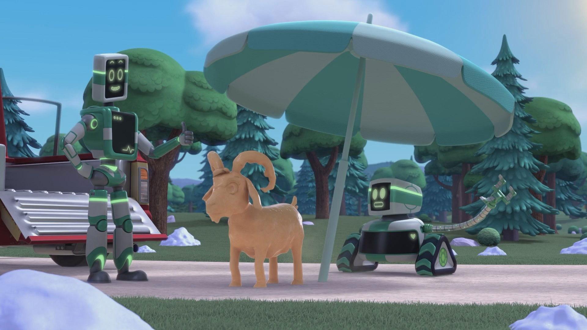 Still from Pups Save the Cheese Goat
