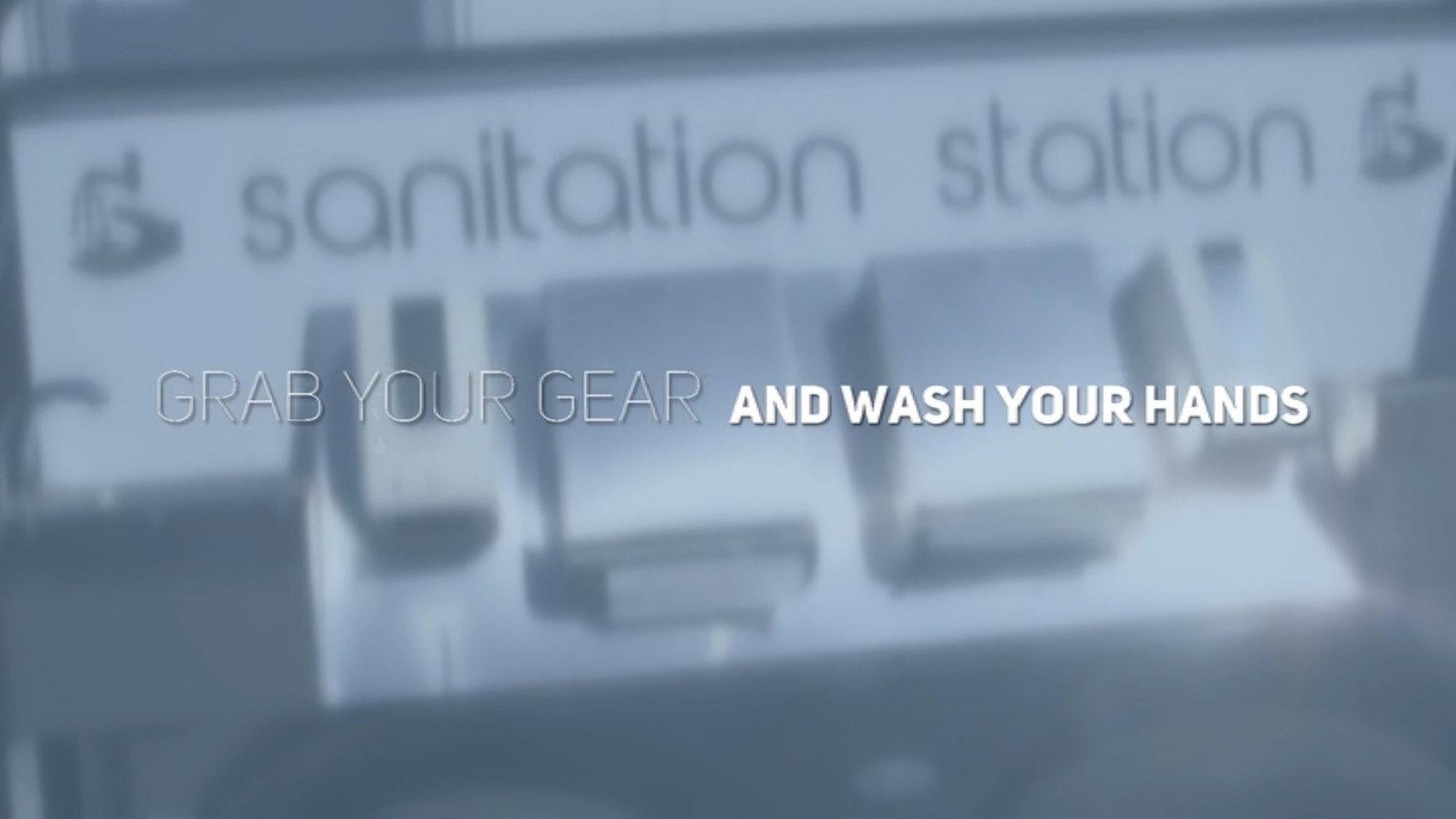 Still from Grab Your Gear And Wash Your Hands