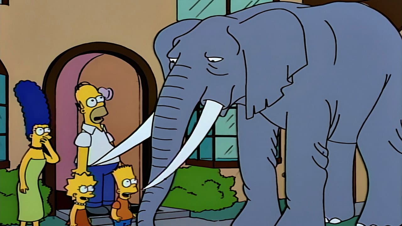 Still from Bart Gets an Elephant