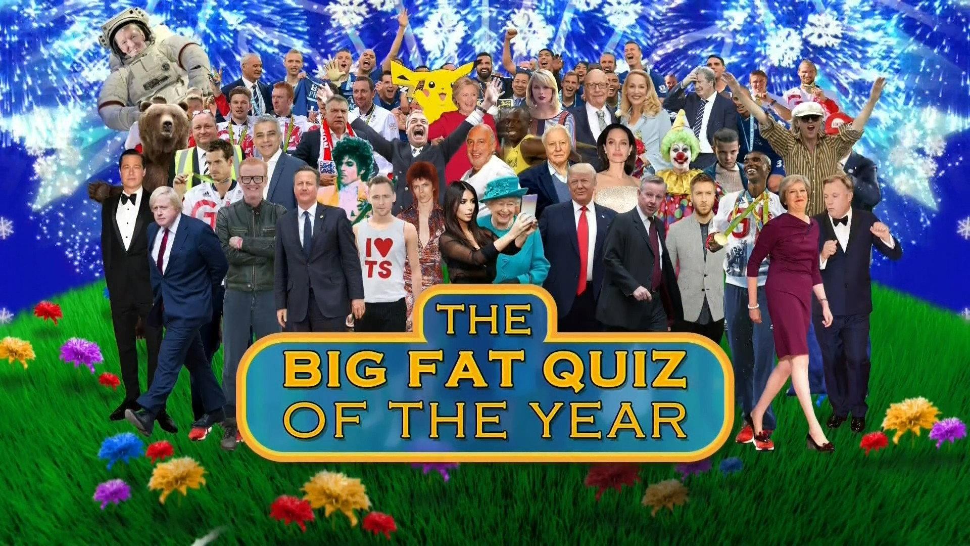Still from The Big Fat Quiz of the Year 2016