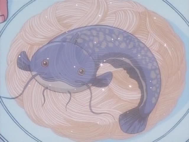 Still from A Great Rival Appears.  Talented Young Chef Fei