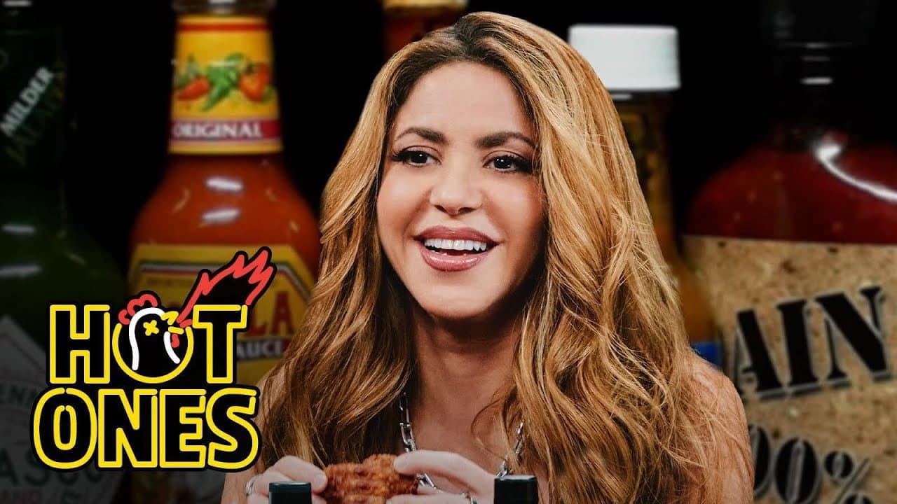 Still from Shakira Howls Like a She-Wolf While Eating Spicy Wings