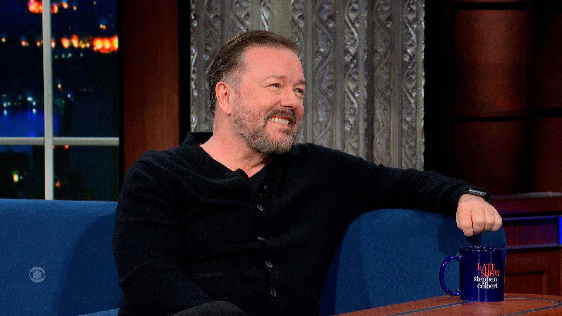 Still from Ricky Gervais, Trombone Shorty