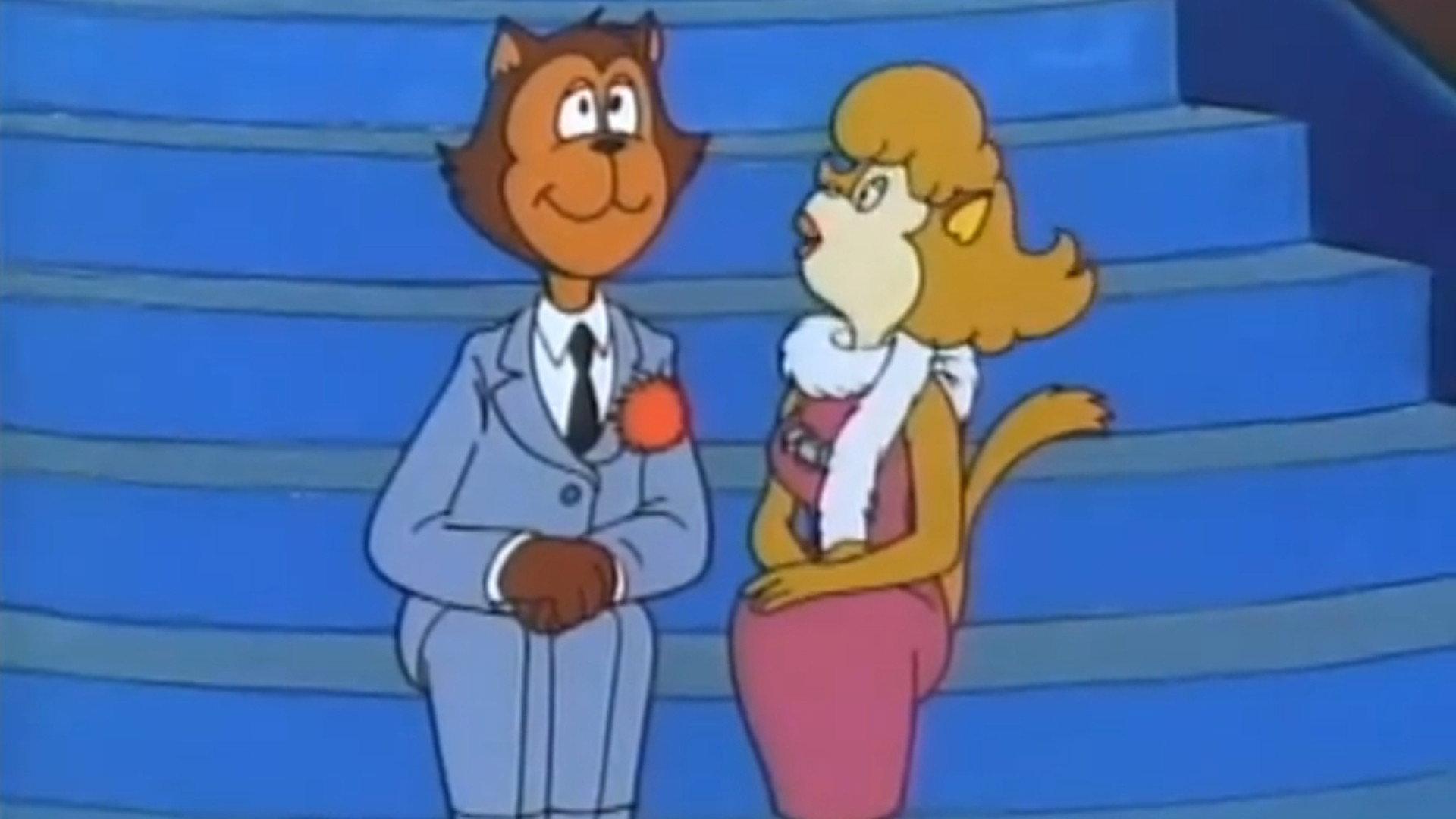 Still from Bag Cat Sings the Blues