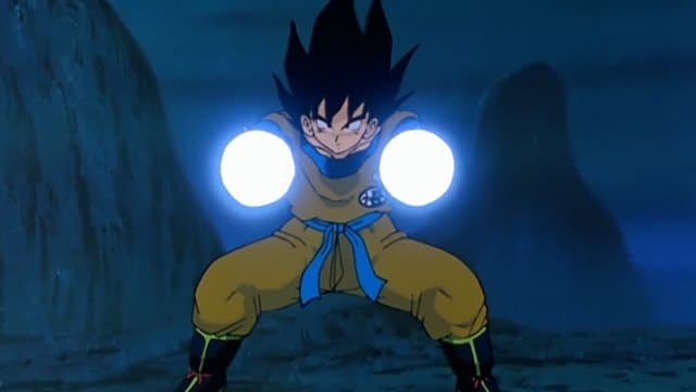 Still from Goku vs. Frieza! The Super Showdown Begins!