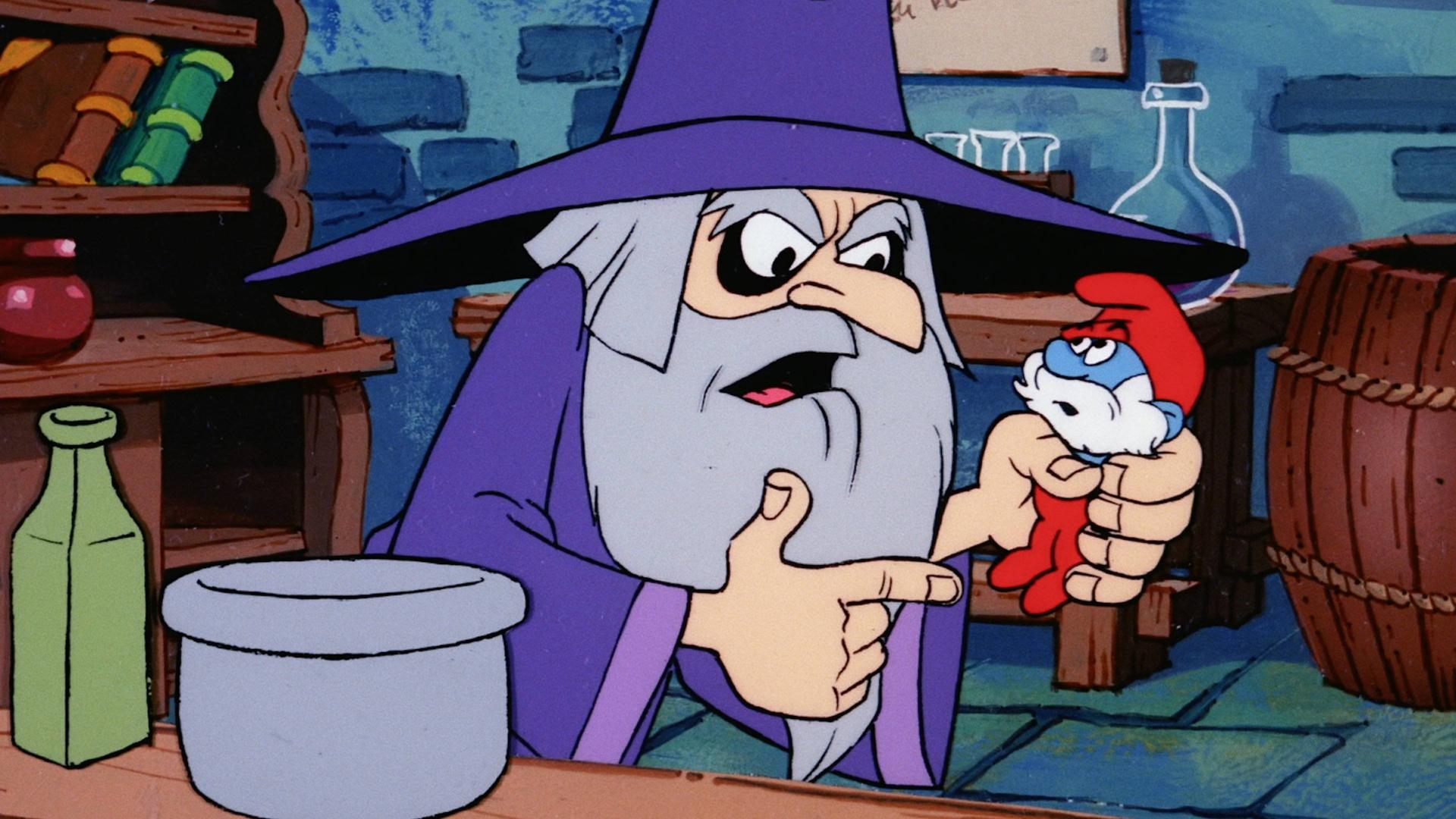 Still from The Good, The Bad, And The Smurfy