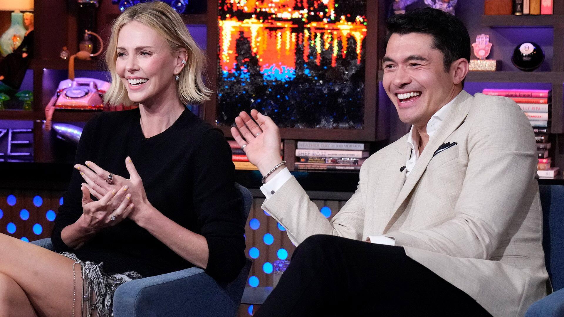 Still from Charlize Theron, Henry Golding