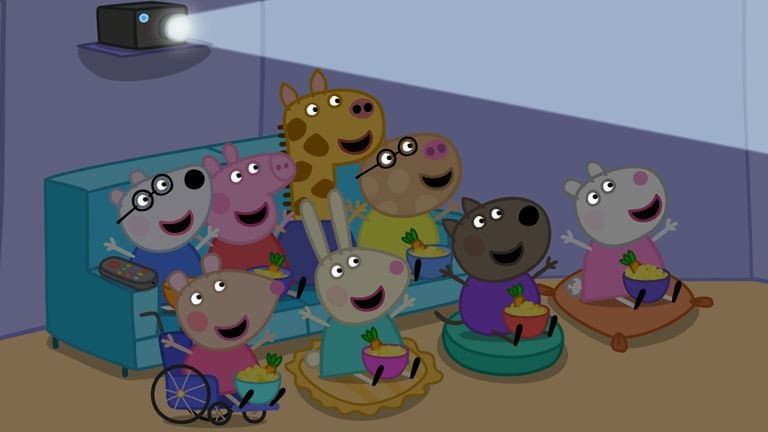 Still from Movie Night